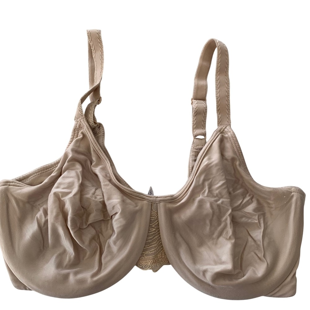 Wacoal 34DD Full Coverage Basic Beauty Underwire Spacer‎ Bra 855335 Sand Beige